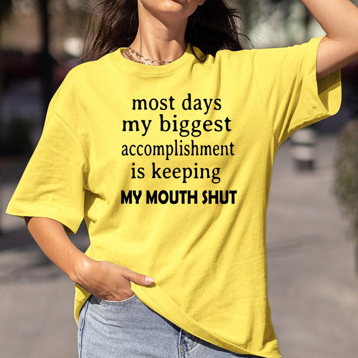 Keeping My Mouth Shut - Bella Canvas