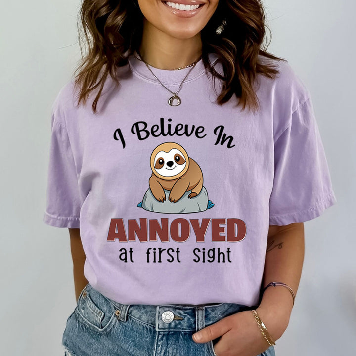 I Believe In Annoyed At First Sight - Bella canvas