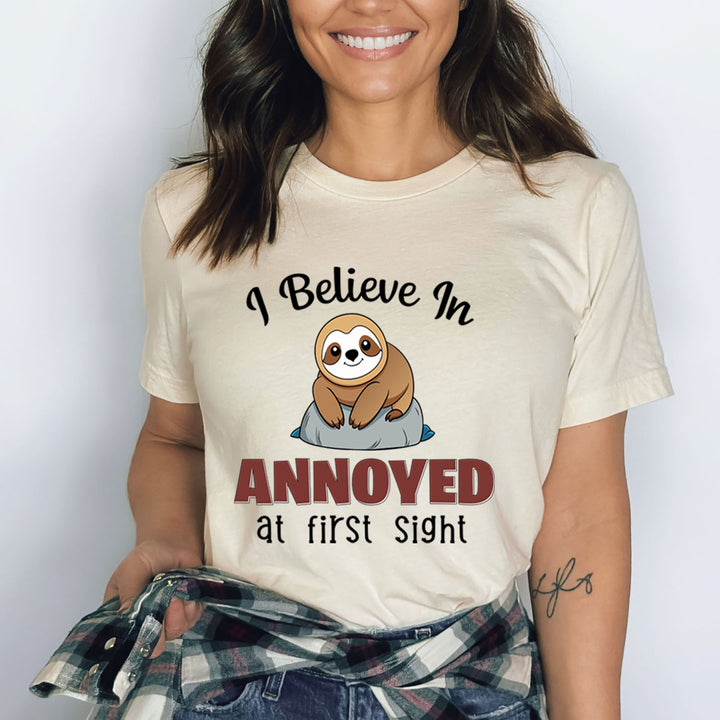 I Believe In Annoyed At First Sight - Bella canvas