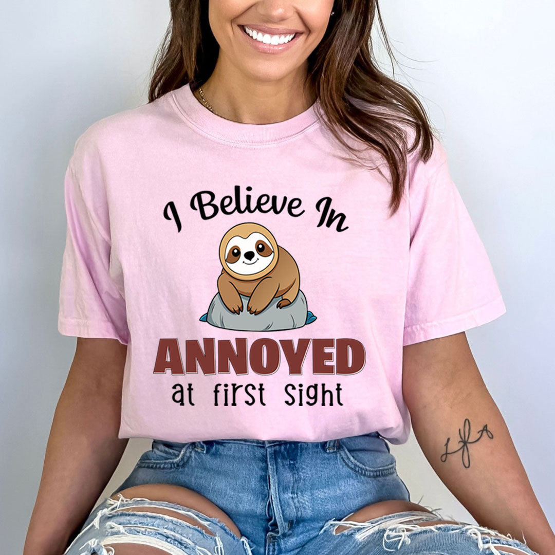 I Believe In Annoyed At First Sight - Bella canvas