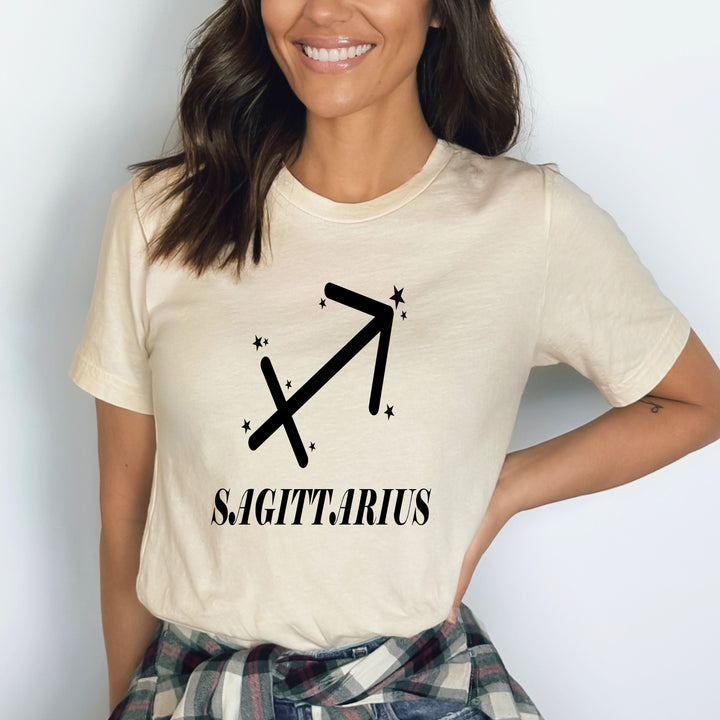 ''Sagittarius" Astrology - Bella Canvas