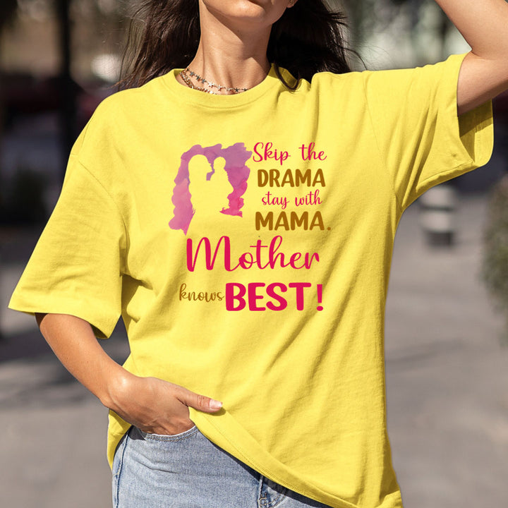 Skip The Drama Stay with Mama - Bella canvas