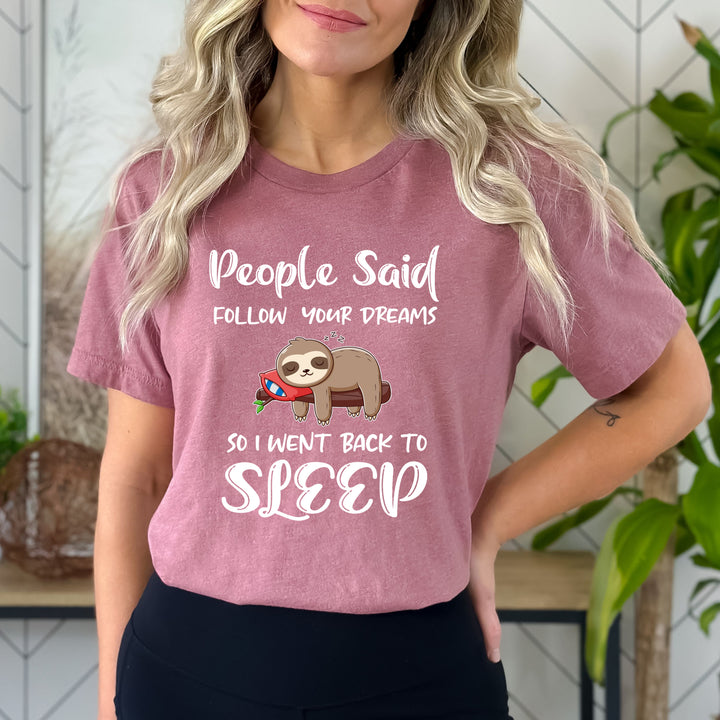 I Went Back To Sleep - Bella canvas
