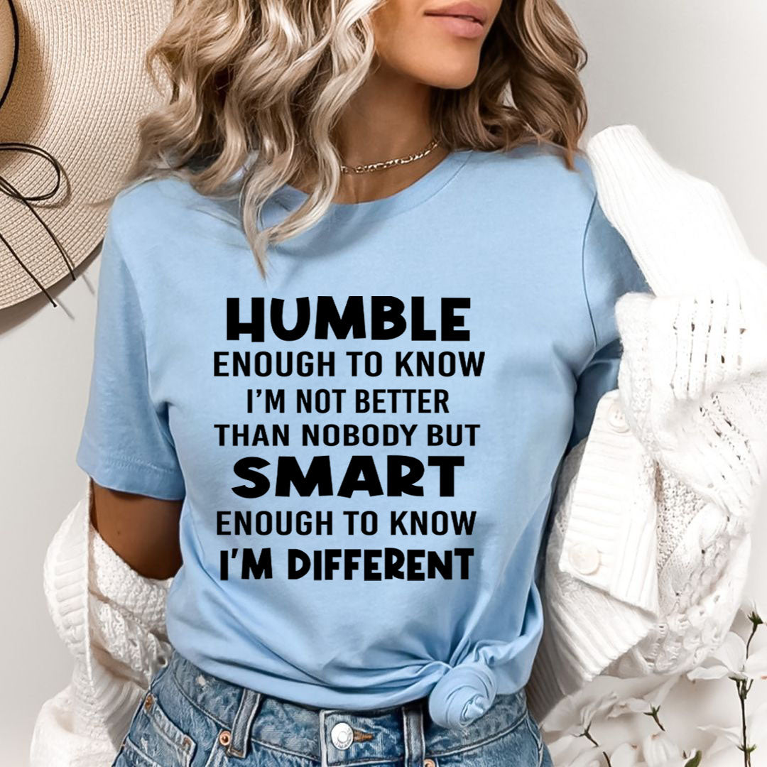 Smart Enough To Know I'm Different - Bella Canvas