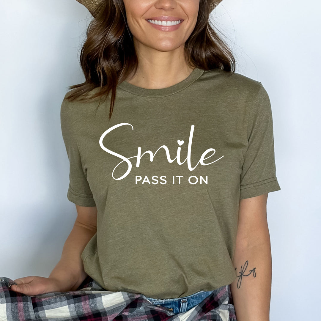 Smile Pass It On - Bella Canvas