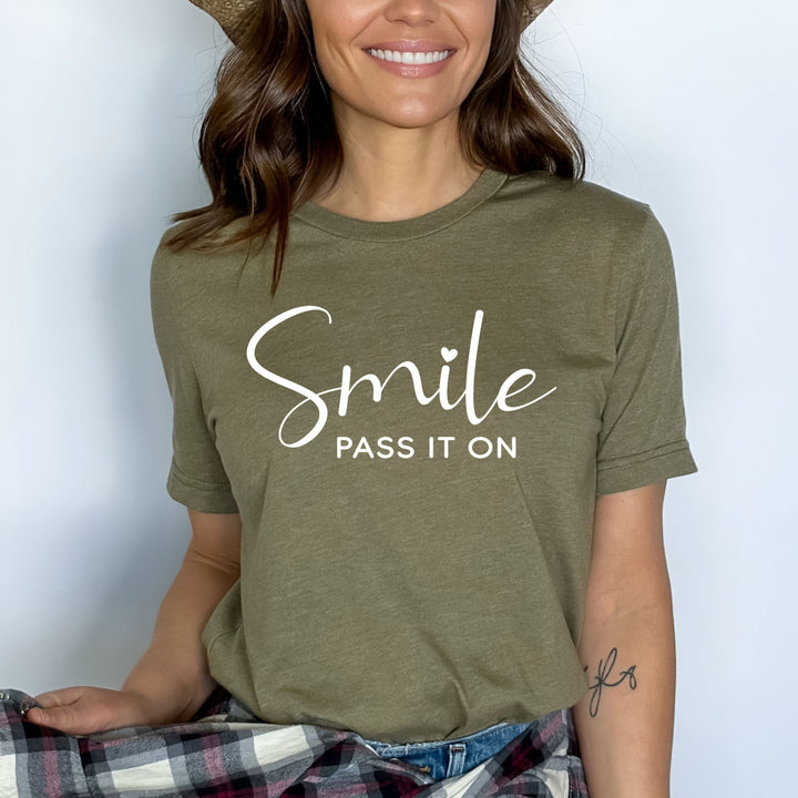 Smile Pass It On - Bella Canvas