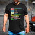 Father (Hardworking Funny Wise Strong) - Men's Tee