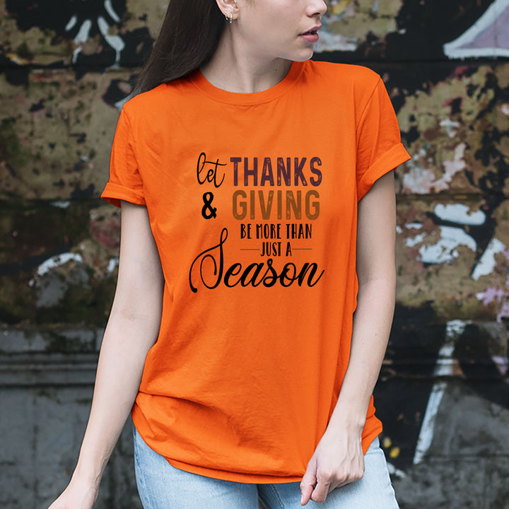 "Let Thanks & Giving"