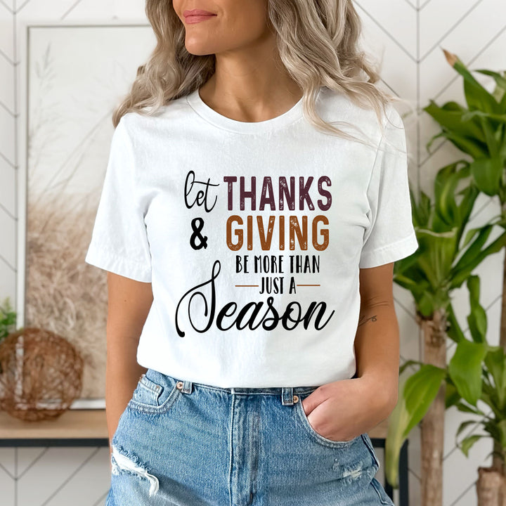 "Let Thanks & Giving"
