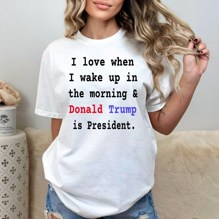I Wake Up In The Morning - Unisex Tee