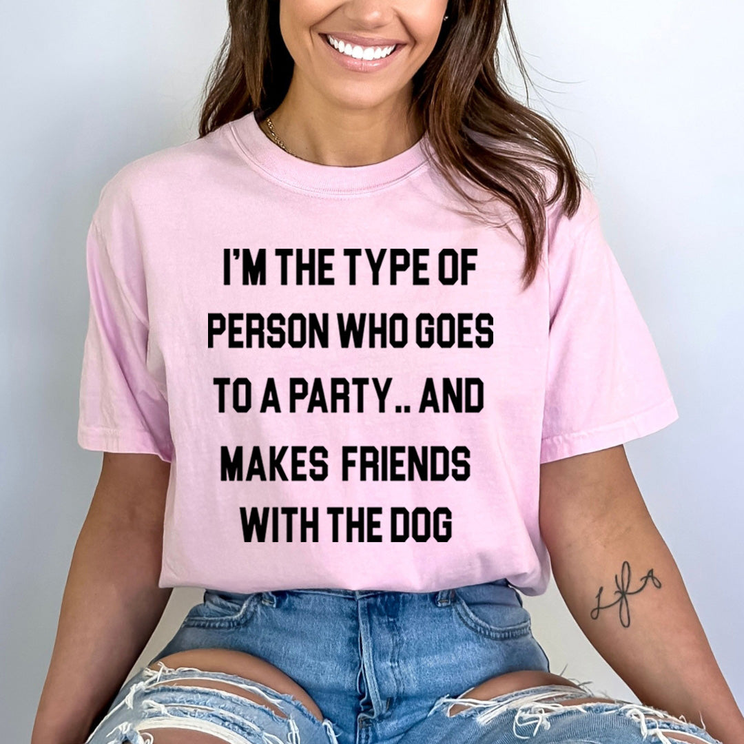 Make Friends With The Dog - Bella canvas