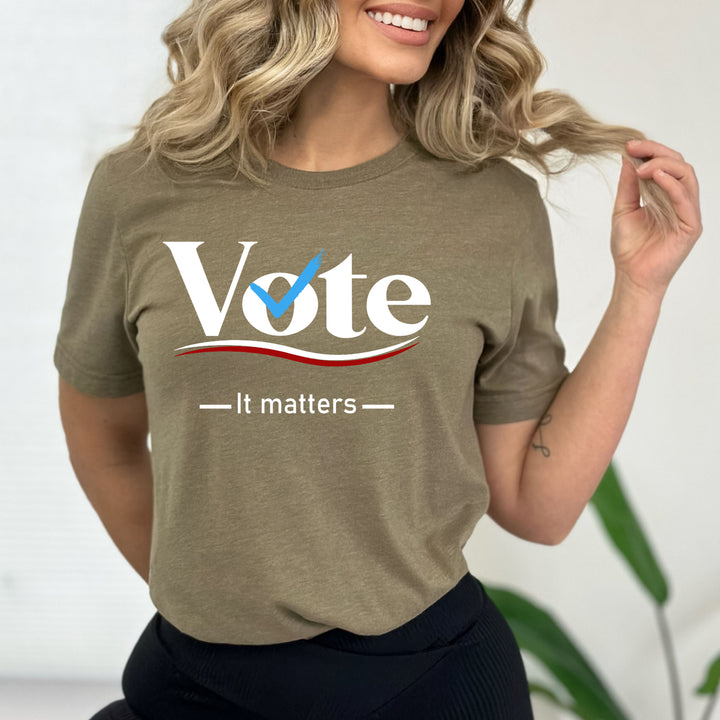 Vote It Matters - Bella Canvas T-Shirt