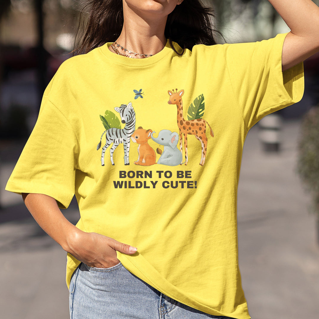 Born To Be Wildly Cute - Bella Canvas