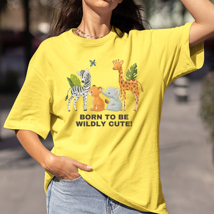 Born To Be Wildly Cute - Bella Canvas
