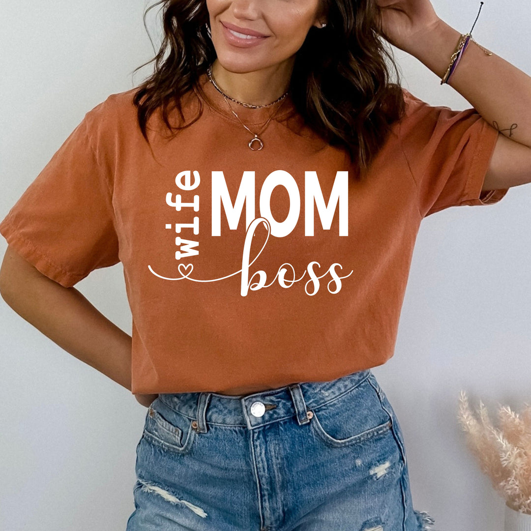 Wife Mom Boss - Bella canvas