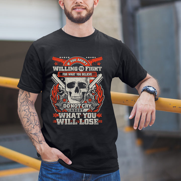 "IF YOU AREN'T WILLING TO FIGHT" Veteran