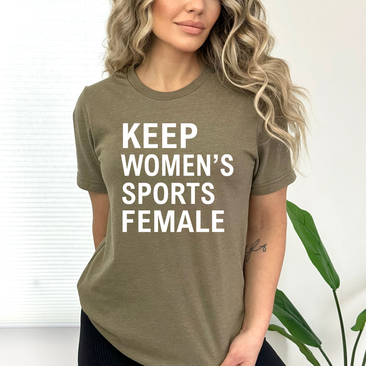 Keep Women's Sports Female  - Bella Canvas
