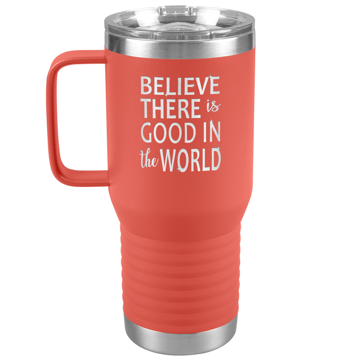 "BE GOOD" TRAVEL TUMBLER.