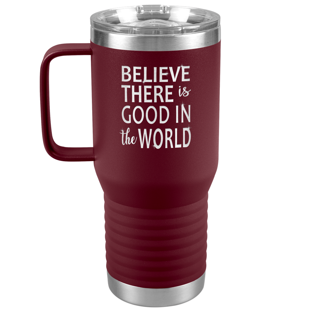 "BE GOOD" TRAVEL TUMBLER.