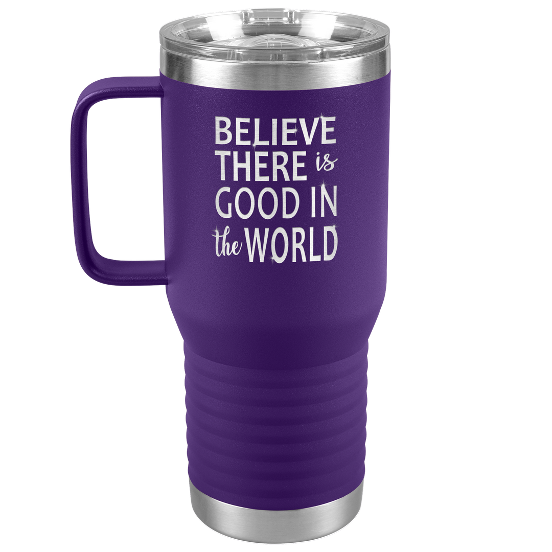 "BE GOOD" TRAVEL TUMBLER.