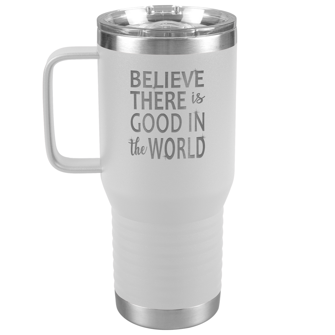 "BE GOOD" TRAVEL TUMBLER.