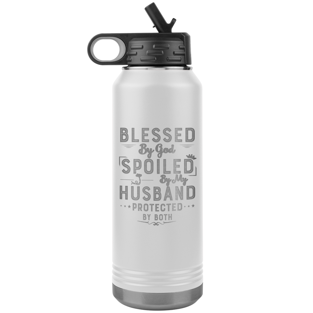 "Blessed By God" 32OZ WATER BOTTLE INSULATED