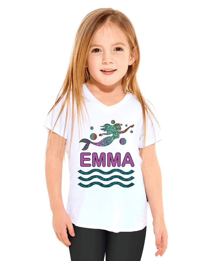 "BEAUTIFUL MERMAID"- KIDS TEE