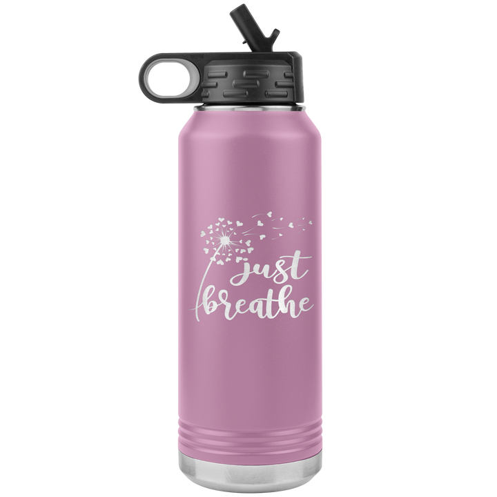 "Just breathe" 32OZ WATER BOTTLE INSULATED