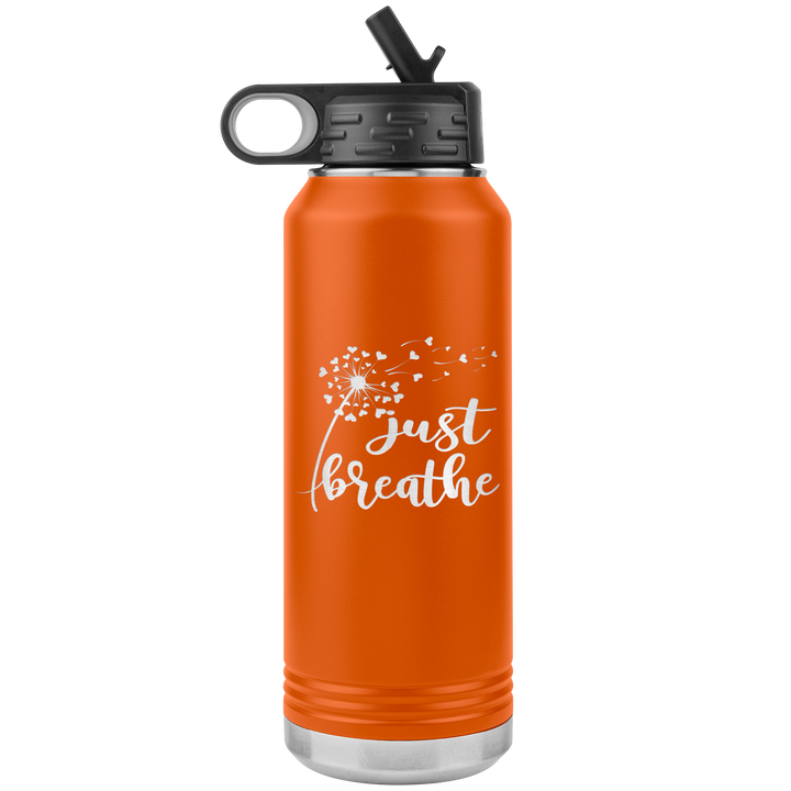 "Just breathe" 32OZ WATER BOTTLE INSULATED