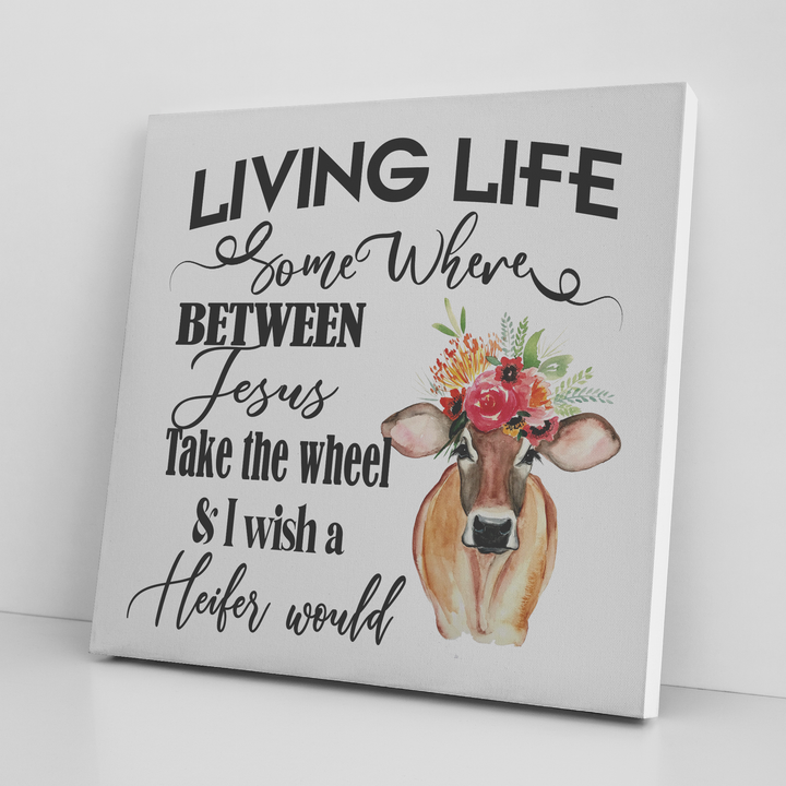 " Living Life "Canvas