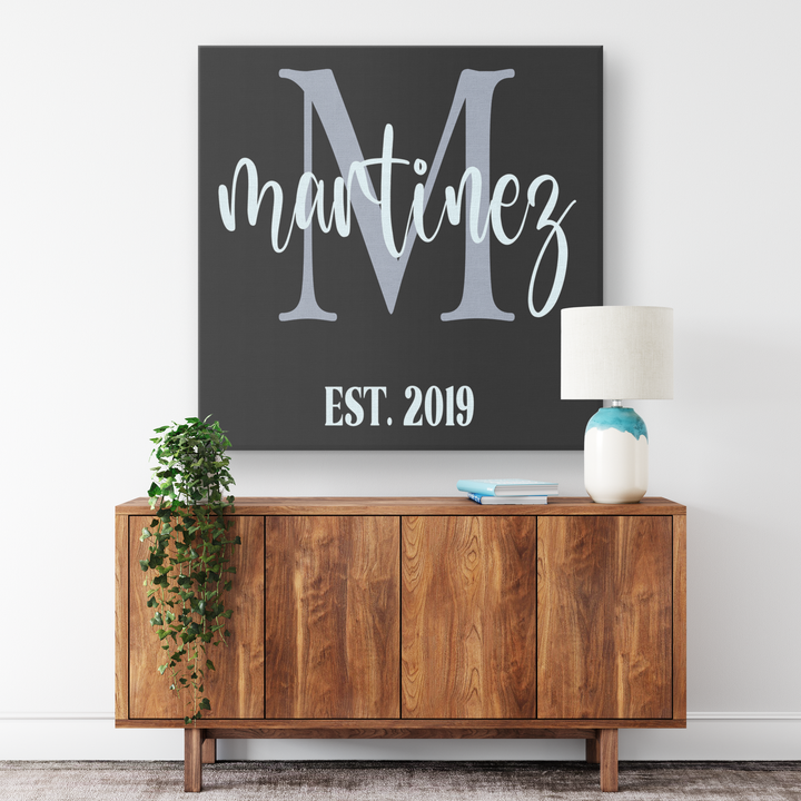 " Customized your Name " Canvas