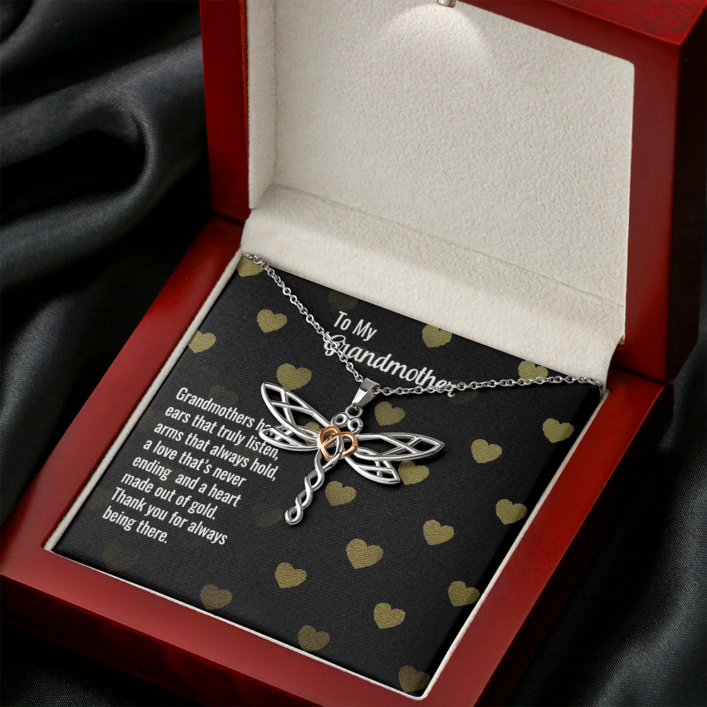Dragonfly Necklace For Grandmother