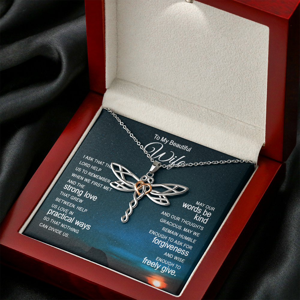 Dragonfly Necklace For Wife