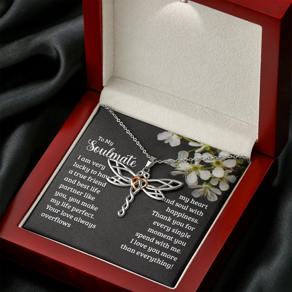 Dragonfly Necklace For Soulmate