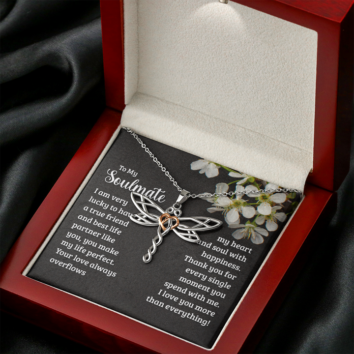 Dragonfly Necklace For Soulmate