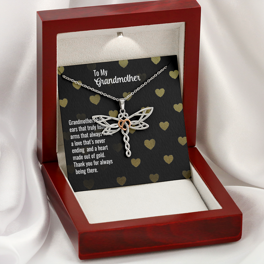 Dragonfly Necklace For Grandmother