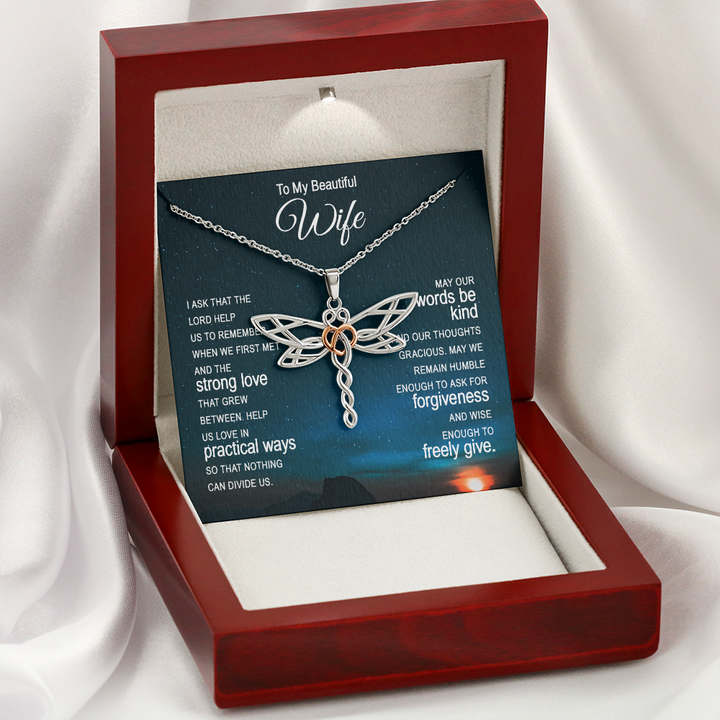 Dragonfly Necklace For Wife