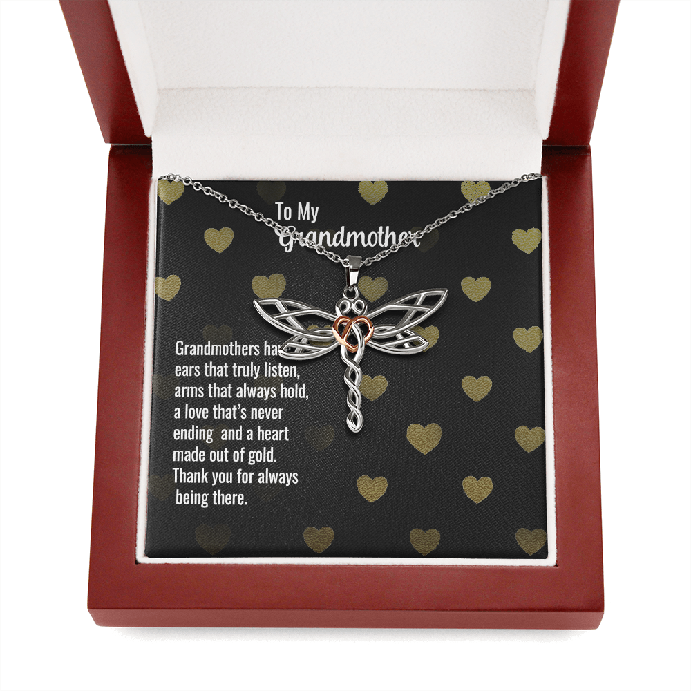 Dragonfly Necklace For Grandmother
