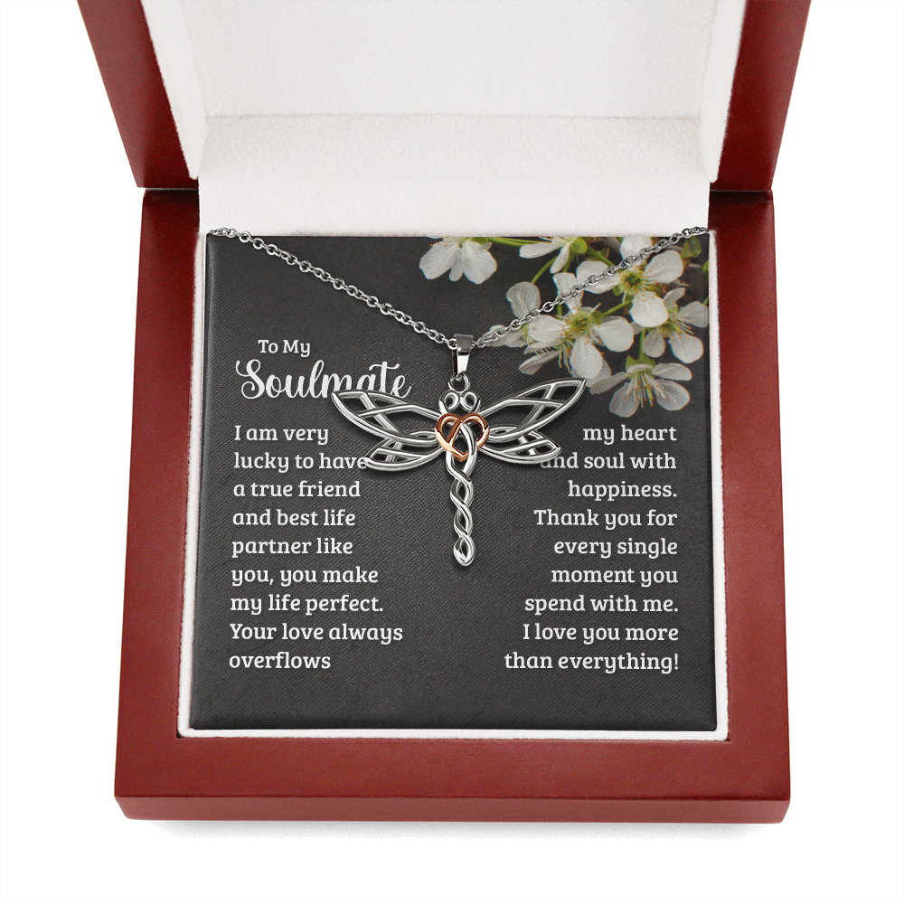 Dragonfly Necklace For Soulmate