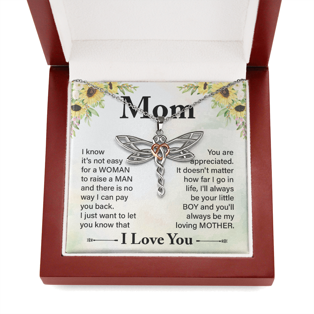 Dragonfly Necklace For Mom