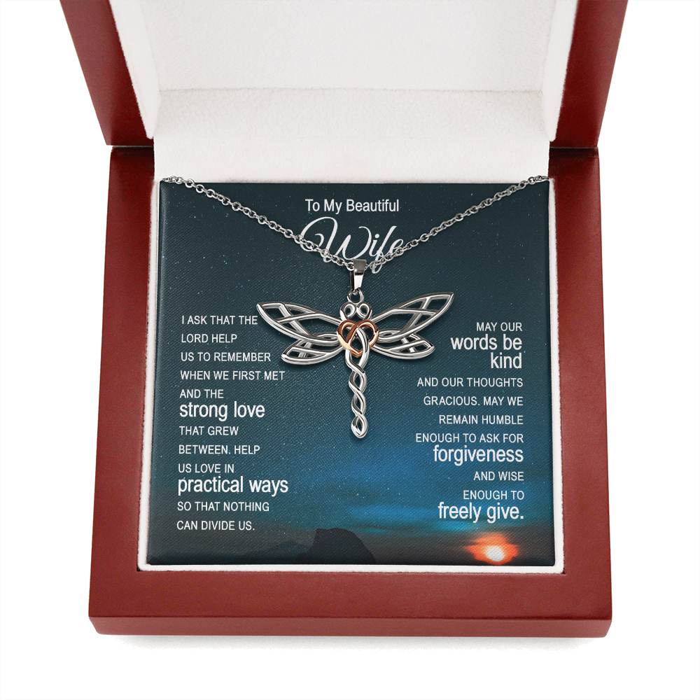 Dragonfly Necklace For Wife