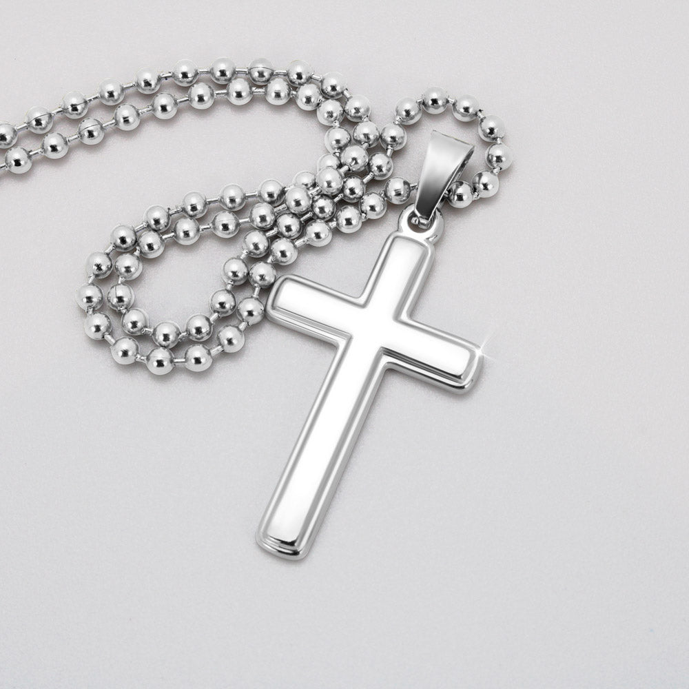 Personalized Cross Necklace For Wife