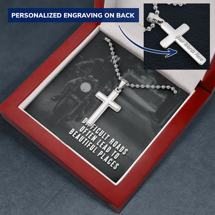 Personalized Cross Necklace