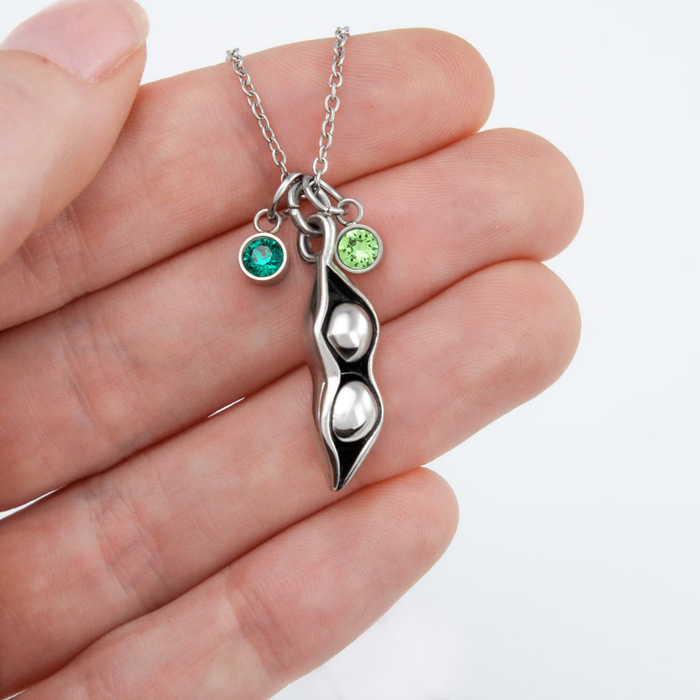 Pears In A Pod Necklace For Sister