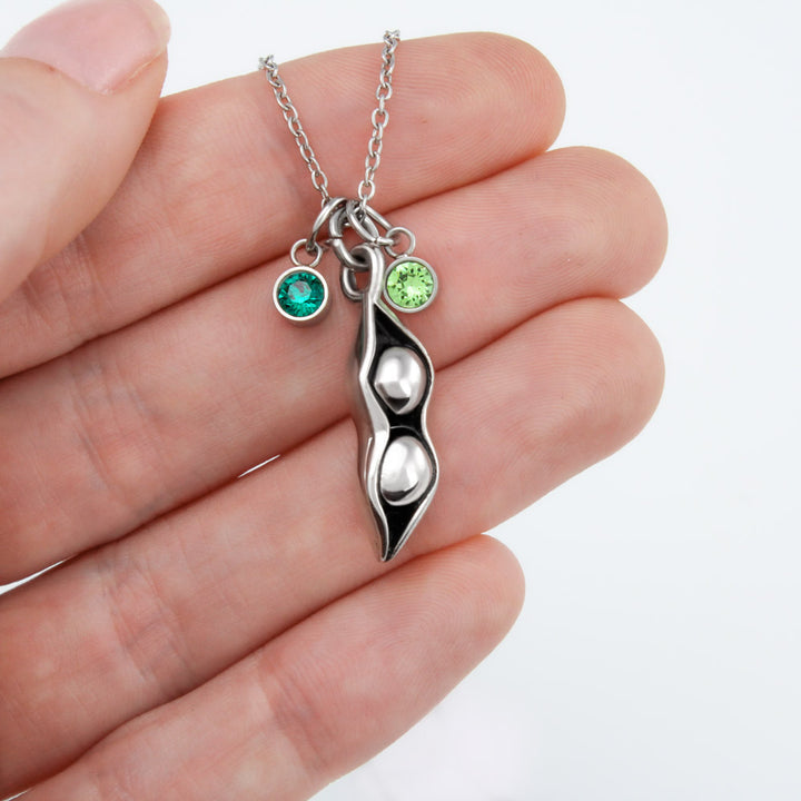 Pears In A Pod Necklace For Birthday Gift