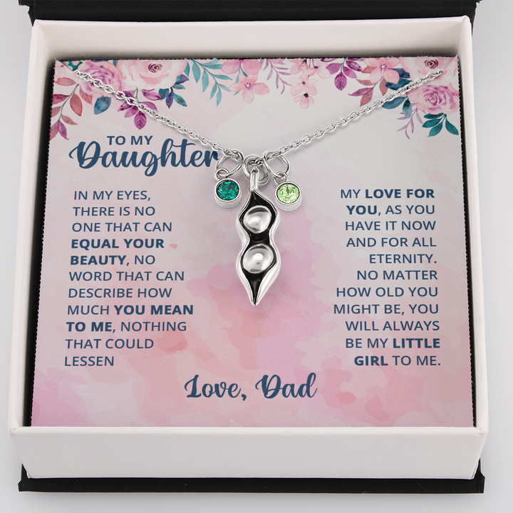 Pears In A Pod Necklace For Daughter