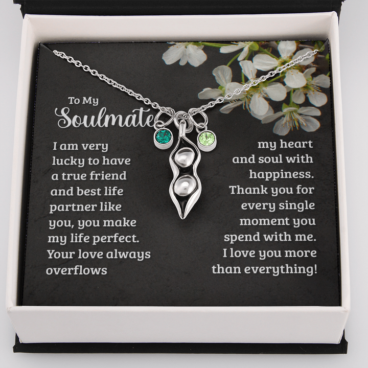 Pears In A Pod Necklace For Soulmate