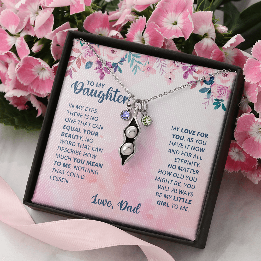Pears In A Pod Necklace For Daughter