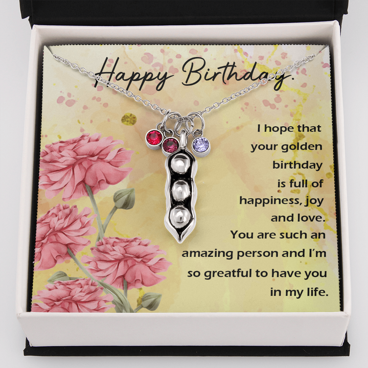 Pears In A Pod Necklace For Birthday Gift