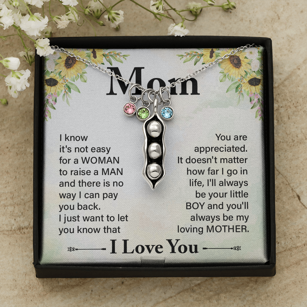 Pears In A Pod Necklace For Mom